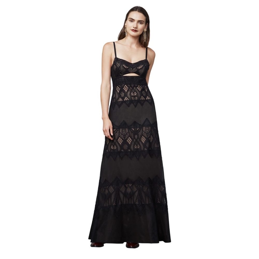 BCBGMAXAZRIA ALESE LACE GOWN